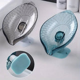 NovexaHome™ | Leaf Design Drain Soap Box with Suction Cup