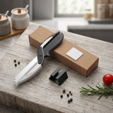 NovexaHome™ | Multi-Function Clever Cutter, 2-in-1 Kitchen Shears for Vegetables, Fruits & Bread