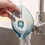 NovexaHome™ | Leaf Design Drain Soap Box with Suction Cup